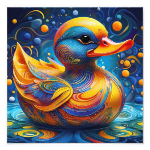 AI Gummi Duck Fotodruck