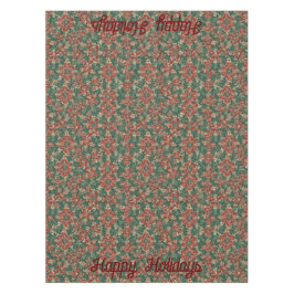AI Happy Holidays Tablecloth Tischdecke
