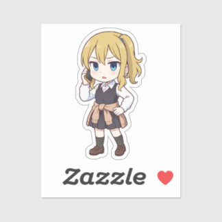 Ai Hayasaka Chibi Geheimer Dienstmädchen-Stil Aufkleber
