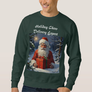 AI Holiday Cheer Delivery Expert Men's Sweatshirt