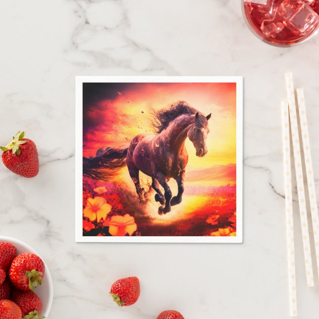 Ai Horse Serviette (Beispiel)