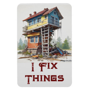 AI I repariert flexibel gestaltbare Dinge Magnet