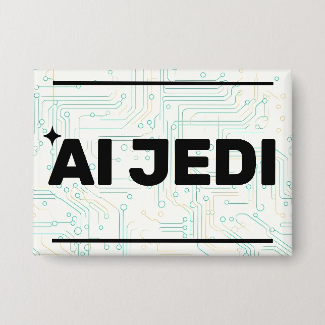 AI Jedi™ Knopf Button (Vorderseite)