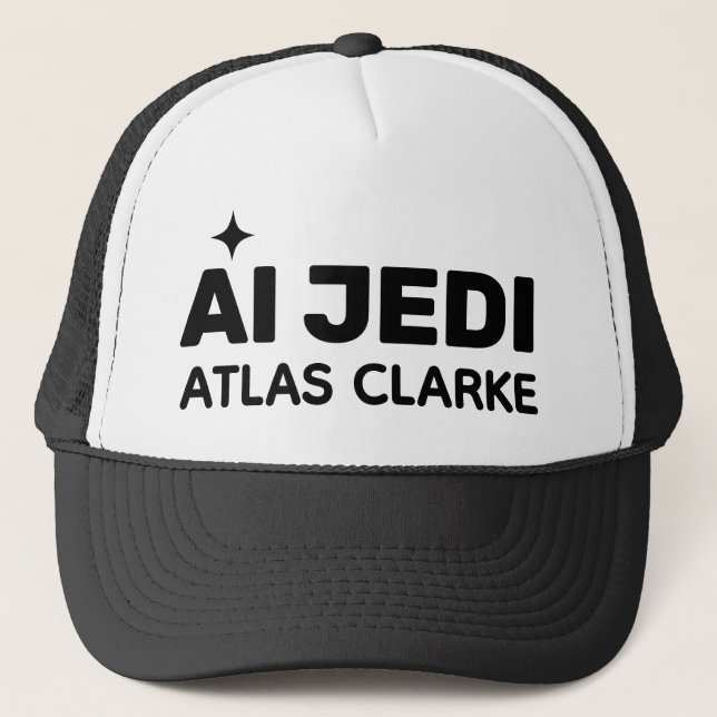 AI Jedi™ Trucker Hat (Customize It!) Truckerkappe (Vorderseite)