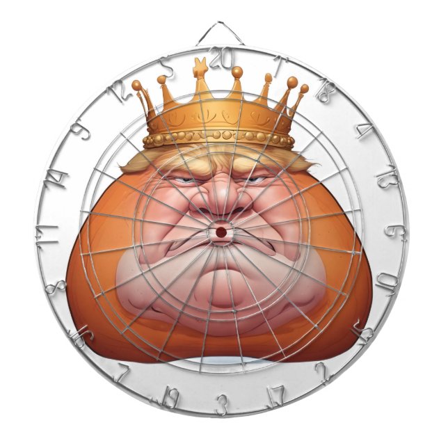 AI-König Trump Blob Dartboard Dartscheibe (vorne)