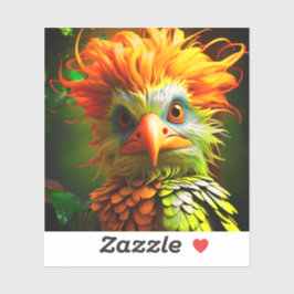 Ai Künstlerisch Bird Aufkleber