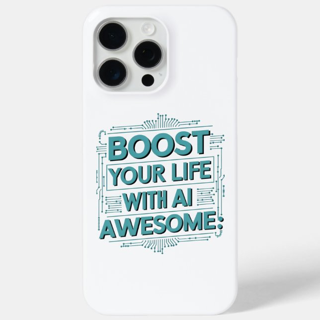 AI Life Boost Case – Täglicher Awesome Enhancer (Rückseite)