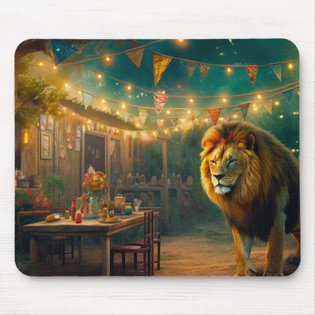 AI Lion Mousepad (Vorne)