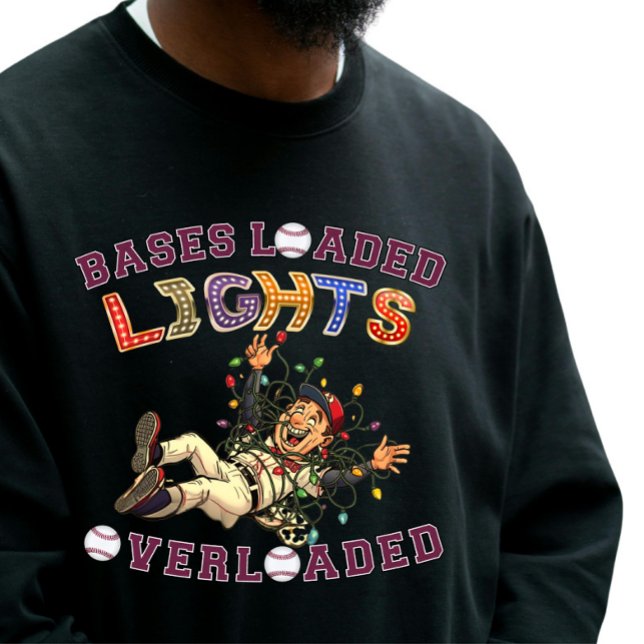 AI Mix Art Baseball Weihnachten Sweatshirt (Von Creator hochgeladen)