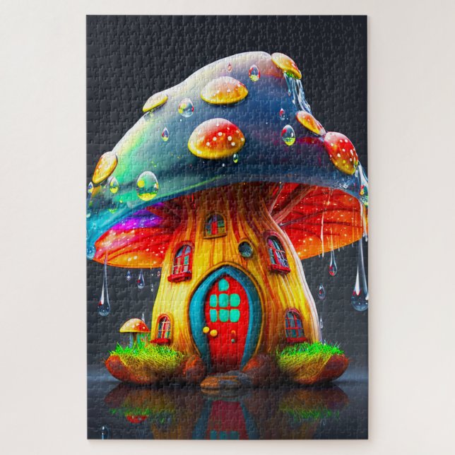 Ai Mushroom House Puzzle (Vertikal)