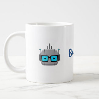 AI-Nerd-Riesenbecher: Treib deinen Code mit 844-AI Jumbo-Tasse