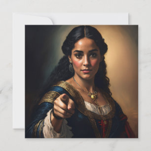 AI Noblewoman Feiertagskarte