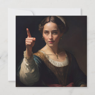 AI Noblewoman Feiertagskarte