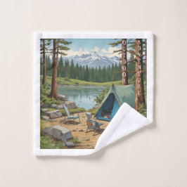 AI Outdoor Adventure Wash Cloud Waschlappen