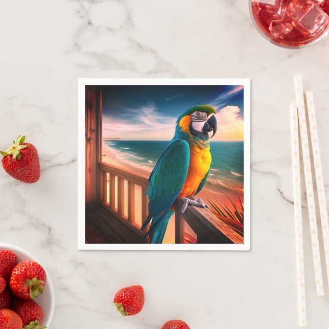 Ai Parrot Serviette (Beispiel)