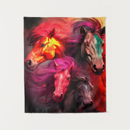 Ai Pferdes Wandteppich