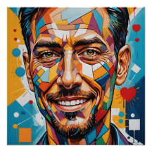 AI-Porträt eines jungen Mannes