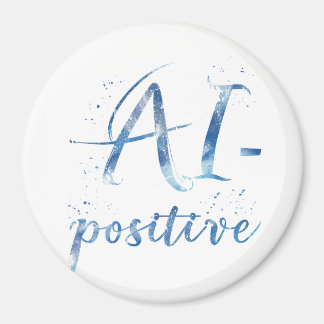AI-positive Textart Magnet