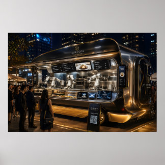 AI-Powered Robotic Food Truck  Poster