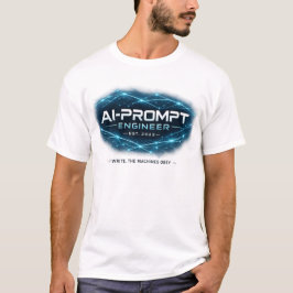 AI-Prompt Engineer Est. 2023 Funny Tech Job Humor  T-Shirt