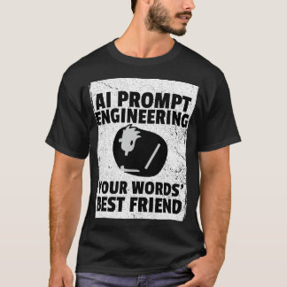 AI Prompt Engineering - Die beste KI Ihrer Worte T-Shirt