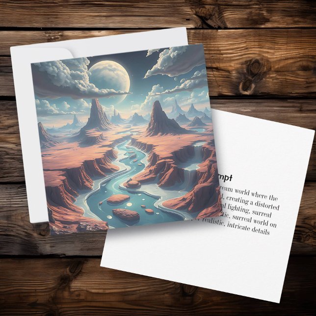 AI Prompt und Artwork | Ätherische Surreale Welt (Von Creator hochgeladen)