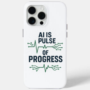 AI-Puls des Fortschritts iPhone-Hülle   Tech-Evolu Case-Mate iPhone Hülle