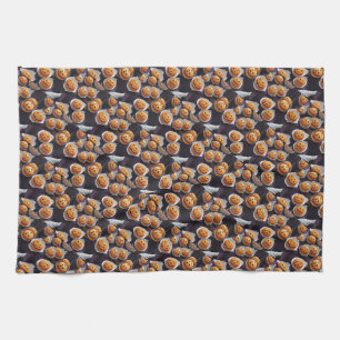 AI Pumpkin Kürbislaterne Leckereien Küchentücher