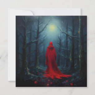 AI Red Cloak Feiertagskarte