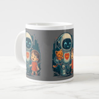 AI & Robot Characters – Futuristic Design Collecti Jumbo-Tasse