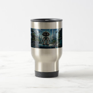 AI-Roboter-Reisebecher | AIC Digitale Identität #0 Reisebecher
