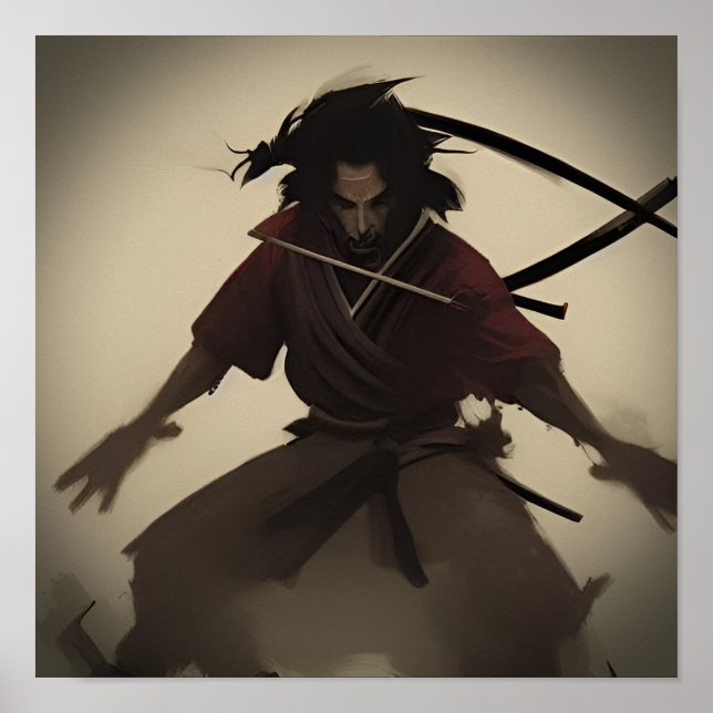 AI Samurai Battle #02 Poster (Vorne)