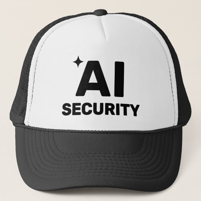 AI Security™ Trucker-Mütze Truckerkappe (Vorderseite)