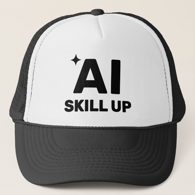 AI Skill Up™ Trucker Hat Truckerkappe (Vorderseite)