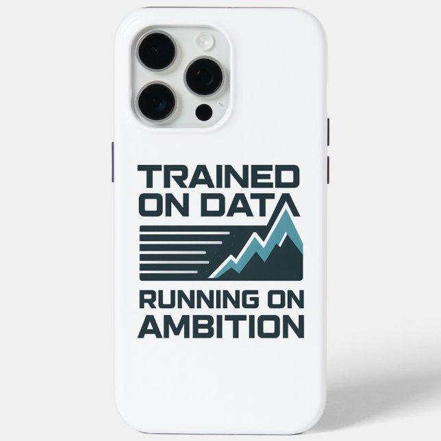AI-Slogan-Design - auf Daten trainiert Case-Mate iPhone Hülle (Rückseite)