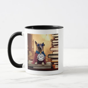 AI-Steampunk-Superhelden-Hunde-Tasse Tasse