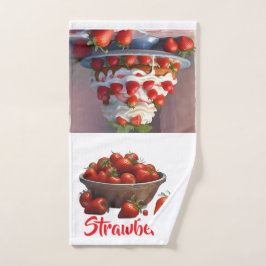 AI Strawberries Hand/Kitchen Towel Handtuch