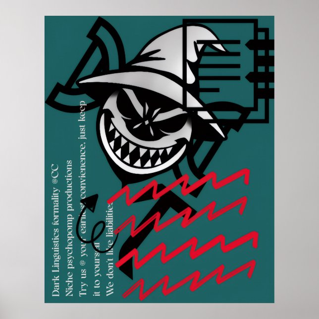 AI Street Art Style  Poster (Vorne)