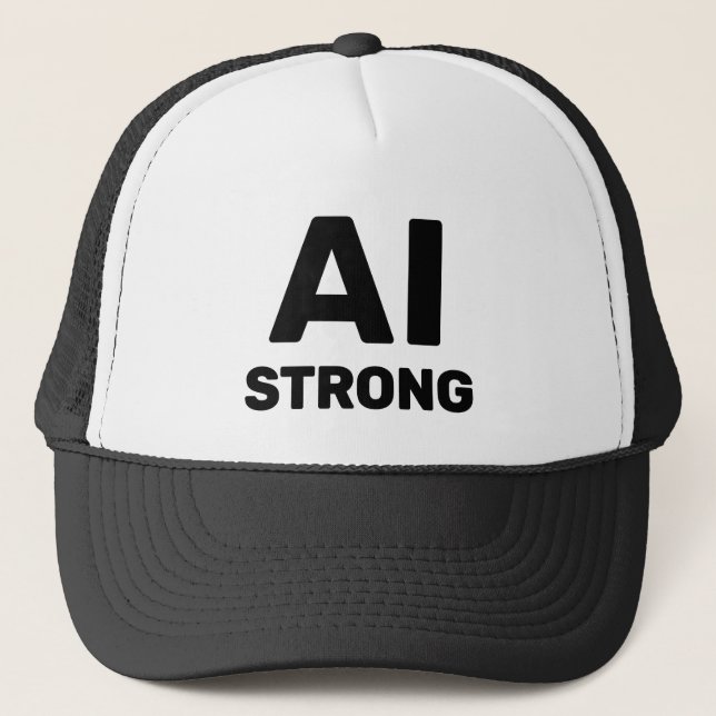 AI Strong™ Trucker-Mütze Truckerkappe (Vorderseite)