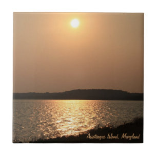 AI Sunset Tile/Trivet Fliese