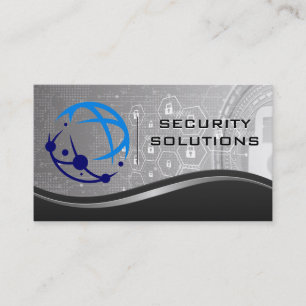 AI-Tech-Logo   Tech Cyber-Sicherheit Visitenkarte
