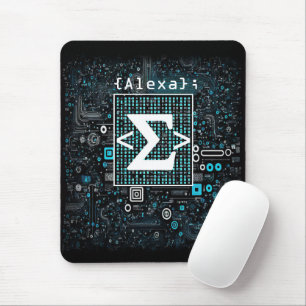 Ai - Technologie - Coding Monogram - Sigma Mousepad
