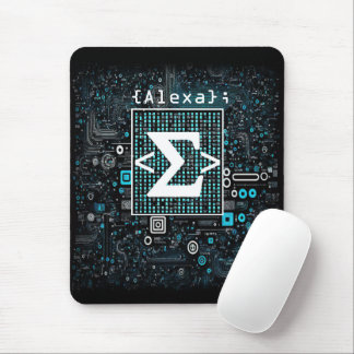 Ai - Technologie - Coding Monogram - Sigma Mousepad