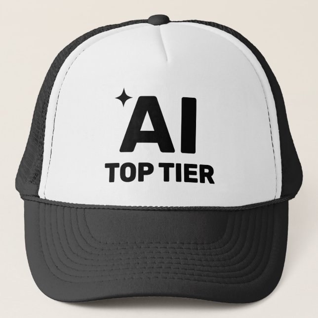 AI Top Tier™ Trucker-Mütze Truckerkappe (Vorderseite)