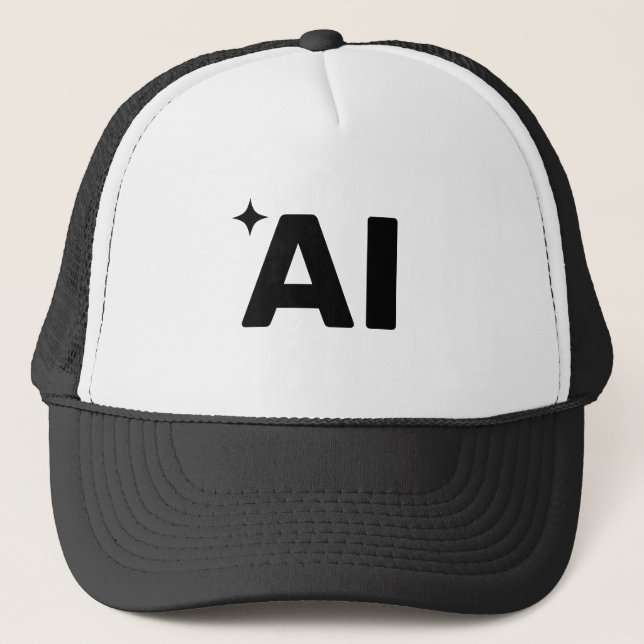 AI Trucker Hat Truckerkappe (Vorderseite)