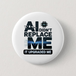 AI-Upgrade-Zitat für Technikliebhaber Button