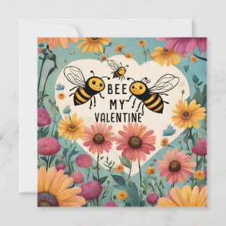 Ai Vintage Biene Mein Valentin Valentinstag Feiertagskarte