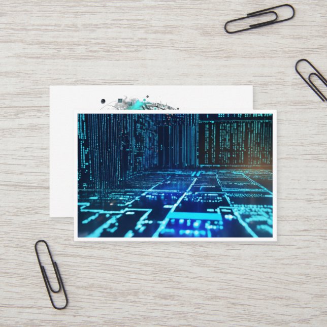 AI VISITENKARTE (Vorderseite/Rückseite Beispiel)