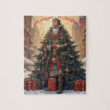 AI wird im Weihnachtspuzzle wackelt