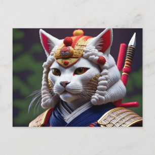 AI Yarn Cat Postkarte